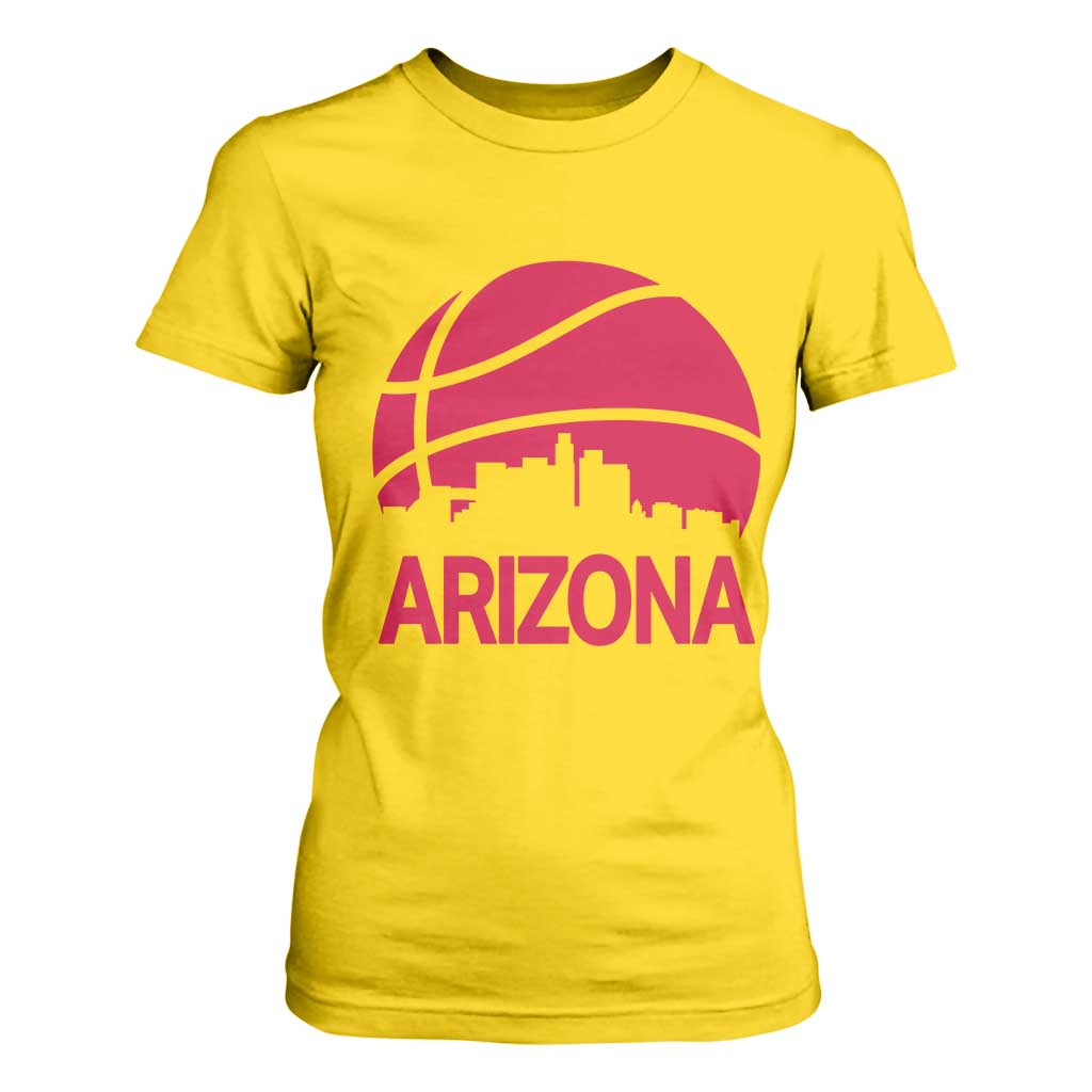 Arizona Skyline State Pride T Shirt For Women Modern Urban Hoops Basketball TS12 Daisy Print Your Wear