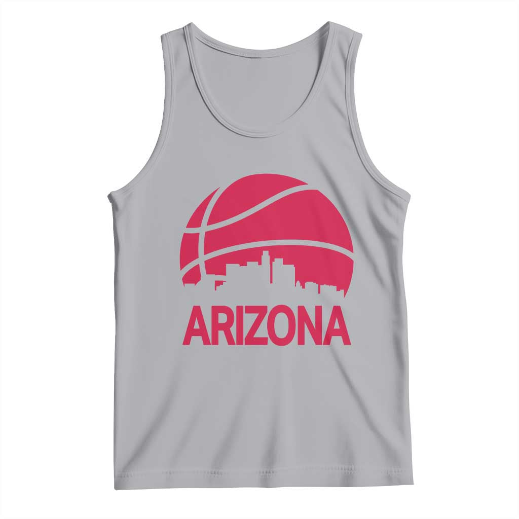 Arizona Skyline State Pride Tank Top Modern Urban Hoops Basketball TS12 Athletic Heather Print Your Wear