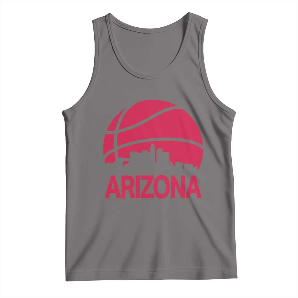 Arizona Skyline State Pride Tank Top Modern Urban Hoops Basketball TS12 Deep Heather Print Your Wear