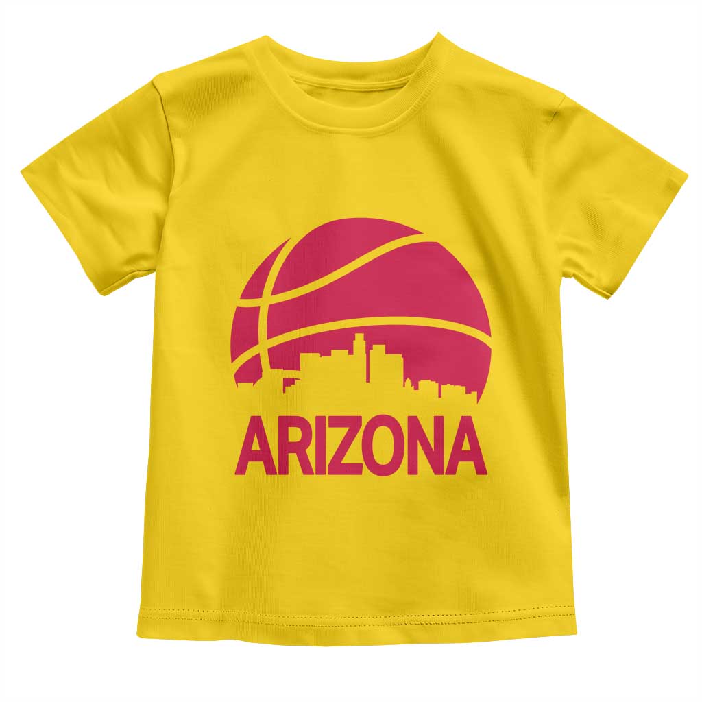 Arizona Skyline State Pride Toddler T Shirt Modern Urban Hoops Basketball TS12 Daisy Print Your Wear