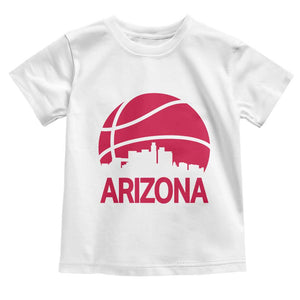 Arizona Skyline State Pride Toddler T Shirt Modern Urban Hoops Basketball TS12 White Print Your Wear