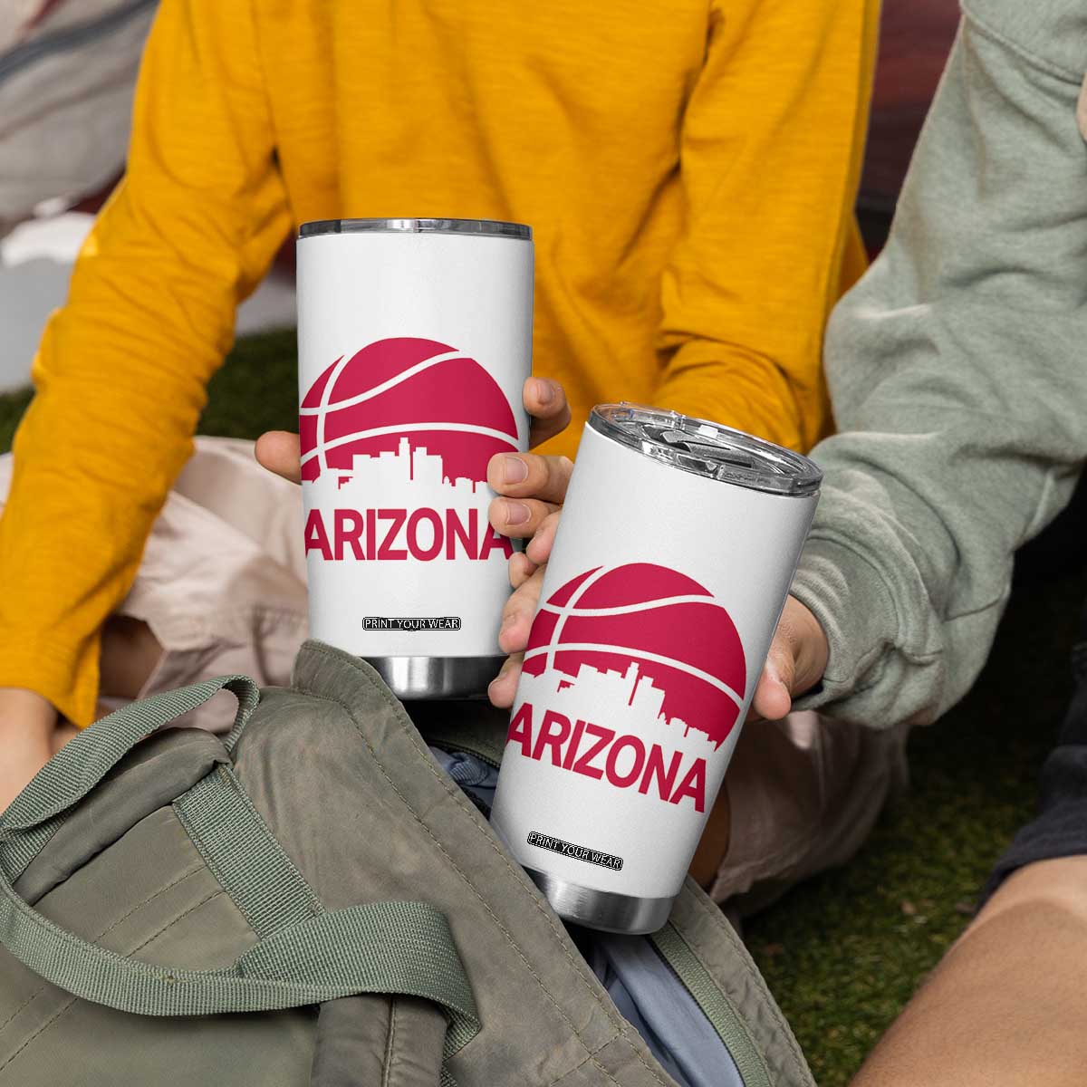 Arizona Skyline State Pride Tumbler Cup Modern Urban Hoops Basketball TS12 Print Your Wear