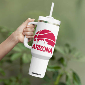 Arizona Skyline State Pride Tumbler With Handle Modern Urban Hoops Basketball TS12 Print Your Wear