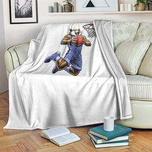 Funny Wildcat Dunking Basketball Throw Blanket Gift For Sports Fan TS12 Print Your Wear