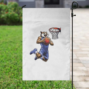 Funny Wildcat Dunking Basketball Garden Flag Gift For Sports Fan TS12 Print Your Wear