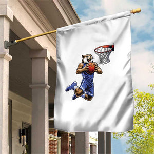 Funny Wildcat Dunking Basketball Garden Flag Gift For Sports Fan TS12 Print Your Wear