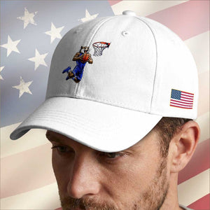 Funny Wildcat Dunking Basketball Baseball Cap Gift For Sports Fan TS12 Print Your Wear