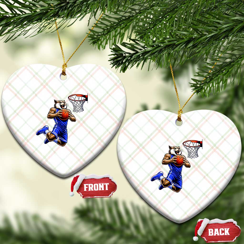 Funny Wildcat Dunking Basketball Ceramic Ornament Gift For Sports Fan TS12 Print Your Wear