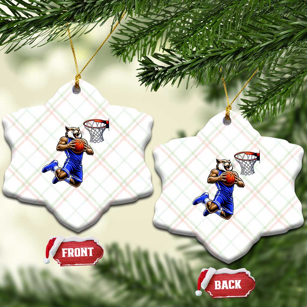 Funny Wildcat Dunking Basketball Ceramic Ornament Gift For Sports Fan TS12 Print Your Wear