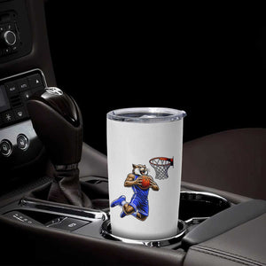 Funny Wildcat Dunking Basketball Tumbler Cup Gift For Sports Fan TS12 Print Your Wear