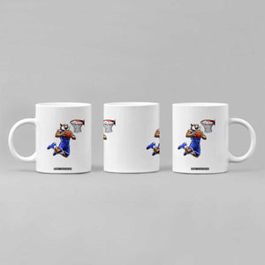 Funny Wildcat Dunking Basketball Coffee Mug Gift For Sports Fan TS12 Print Your Wear