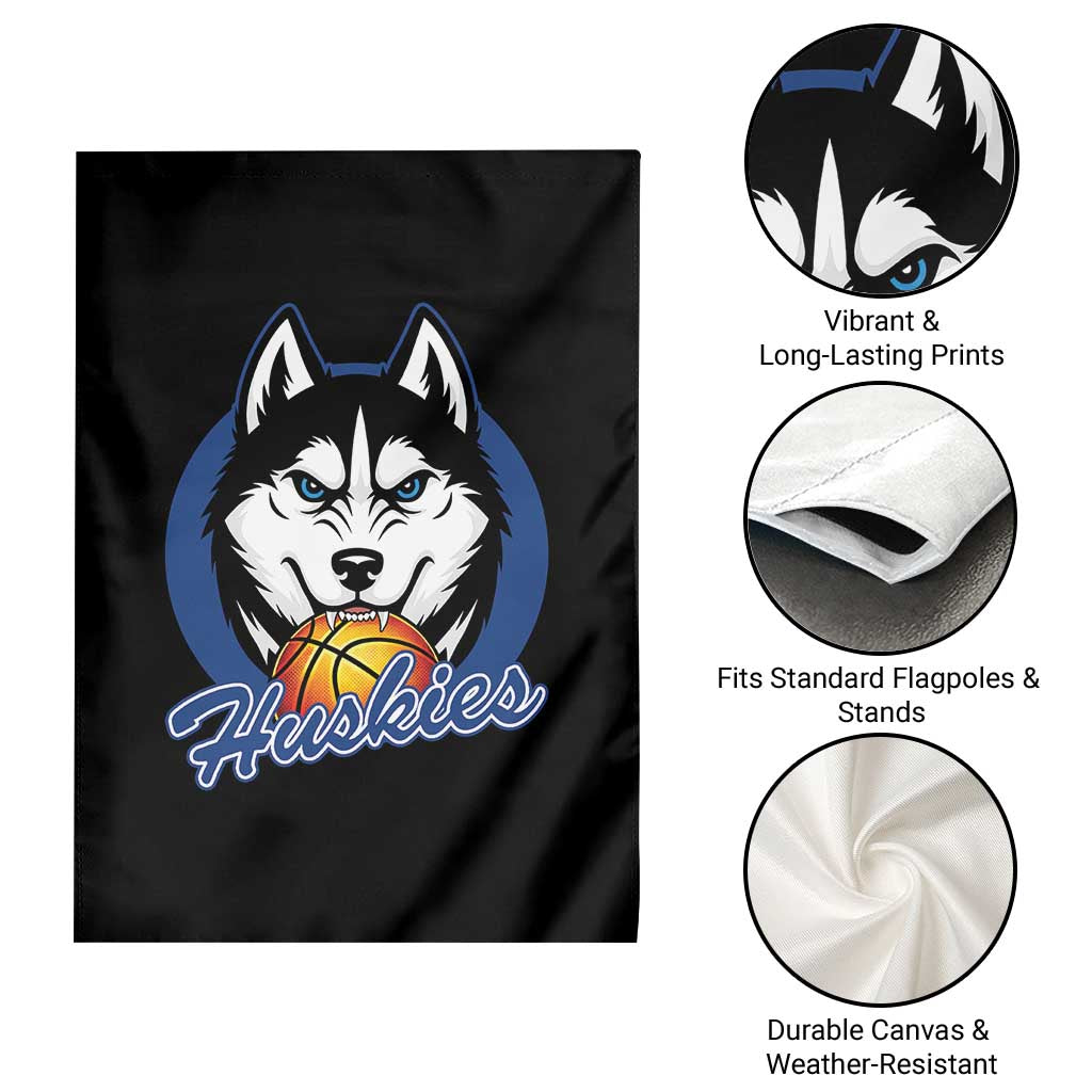 Cool Siberian Husky Basketball Garden Flag Gift For Dog Lovers TS12 Print Your Wear