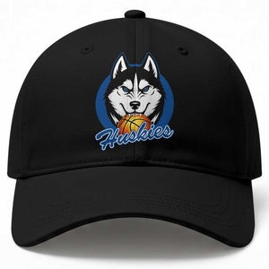 Cool Siberian Husky Basketball Baseball Cap Gift For Dog Lovers TS12 Print Your Wear