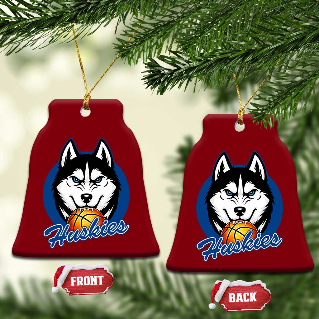 Cool Siberian Husky Basketball Ceramic Ornament Gift For Dog Lovers TS12 Print Your Wear