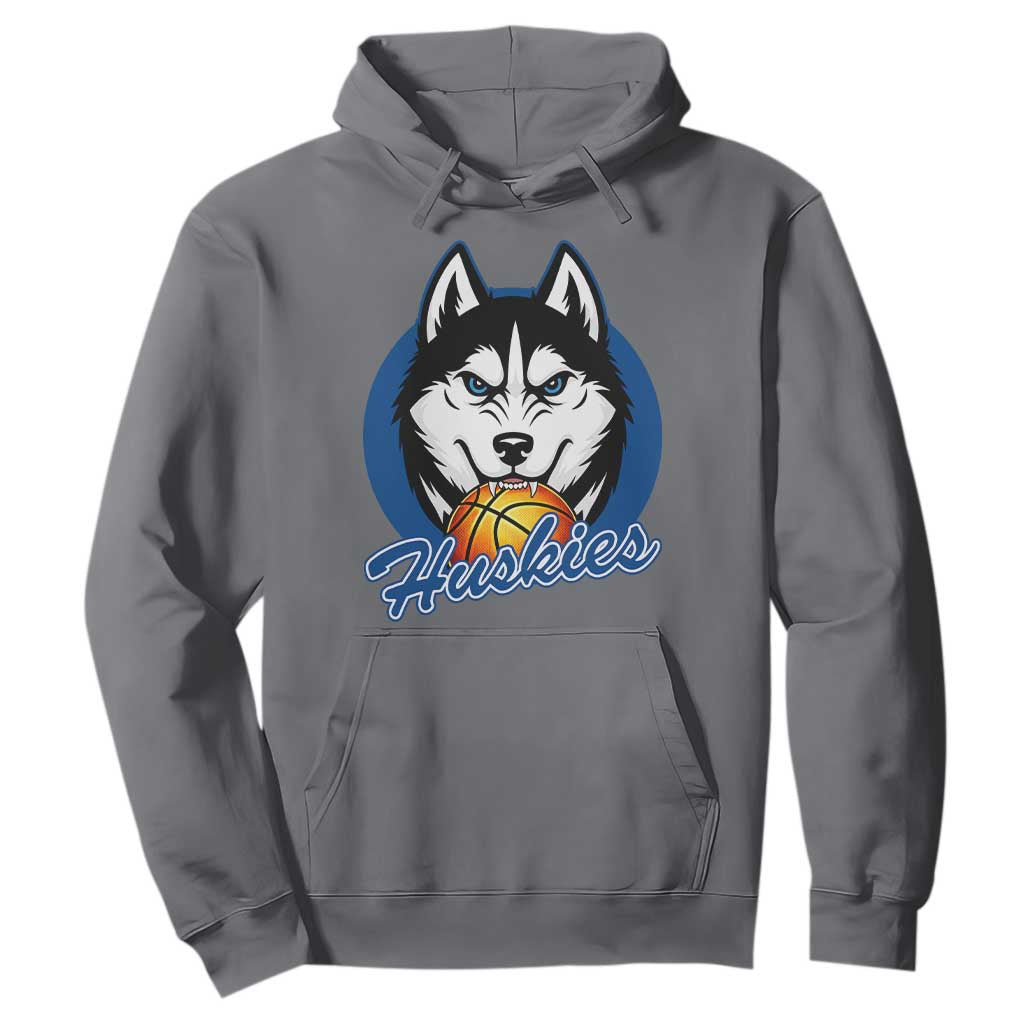 Cool Siberian Husky Basketball Hoodie Gift For Dog Lovers TS12 Charcoal Print Your Wear