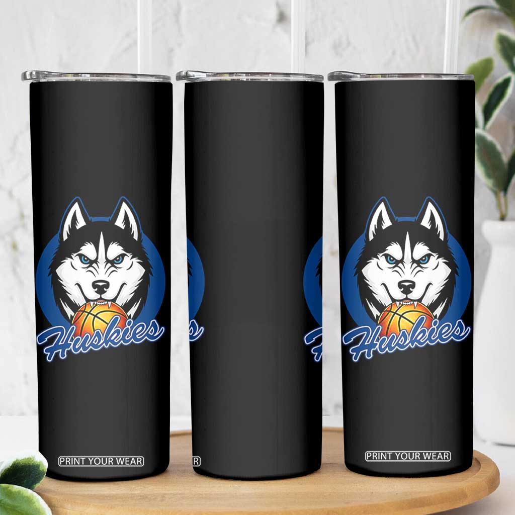 Cool Siberian Husky Basketball Skinny Tumbler Gift For Dog Lovers TS12 Print Your Wear
