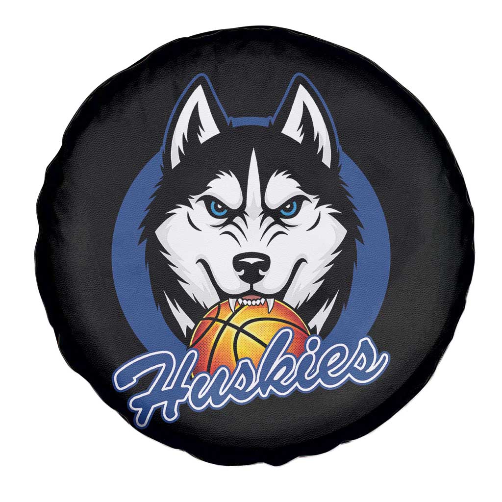 Cool Siberian Husky Basketball Spare Tire Cover Gift For Dog Lovers TS12 Print Your Wear