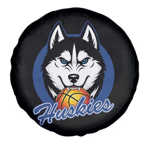Cool Siberian Husky Basketball Spare Tire Cover Gift For Dog Lovers TS12 Print Your Wear