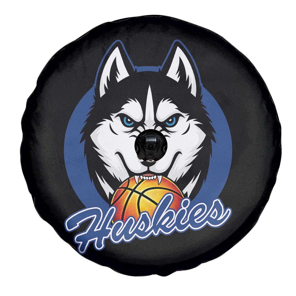 Cool Siberian Husky Basketball Spare Tire Cover Gift For Dog Lovers TS12 Print Your Wear