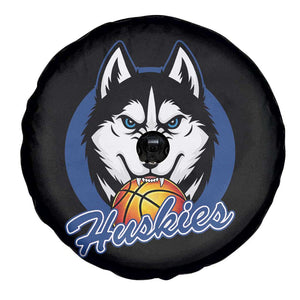 Cool Siberian Husky Basketball Spare Tire Cover Gift For Dog Lovers TS12 Print Your Wear
