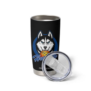 Cool Siberian Husky Basketball Tumbler Cup Gift For Dog Lovers TS12 Print Your Wear