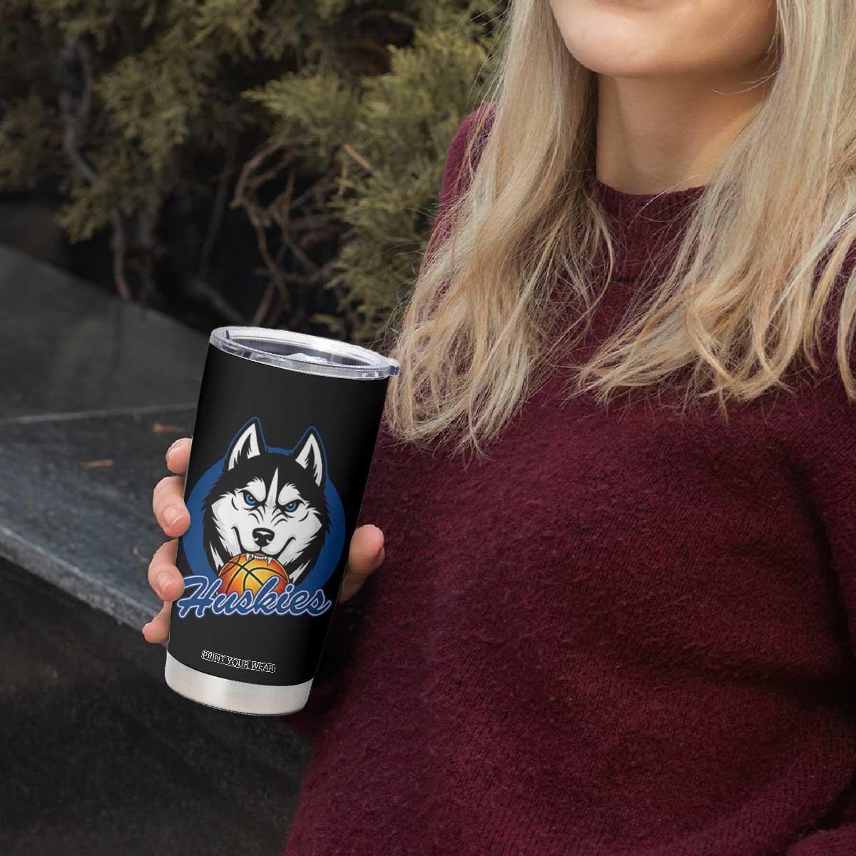 Cool Siberian Husky Basketball Tumbler Cup Gift For Dog Lovers TS12 Print Your Wear