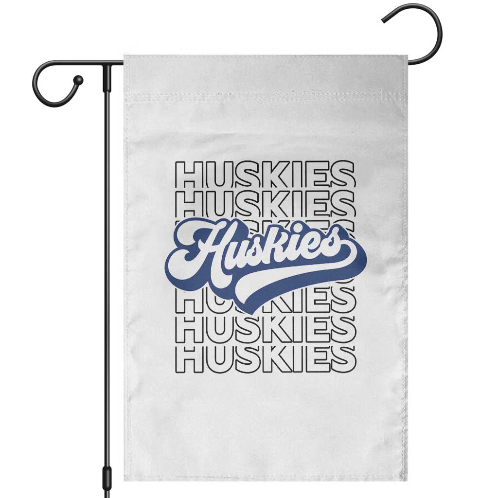 Proud Siberian Husky Fan Garden Flag Sports Dog Lover TS12 White Print Your Wear