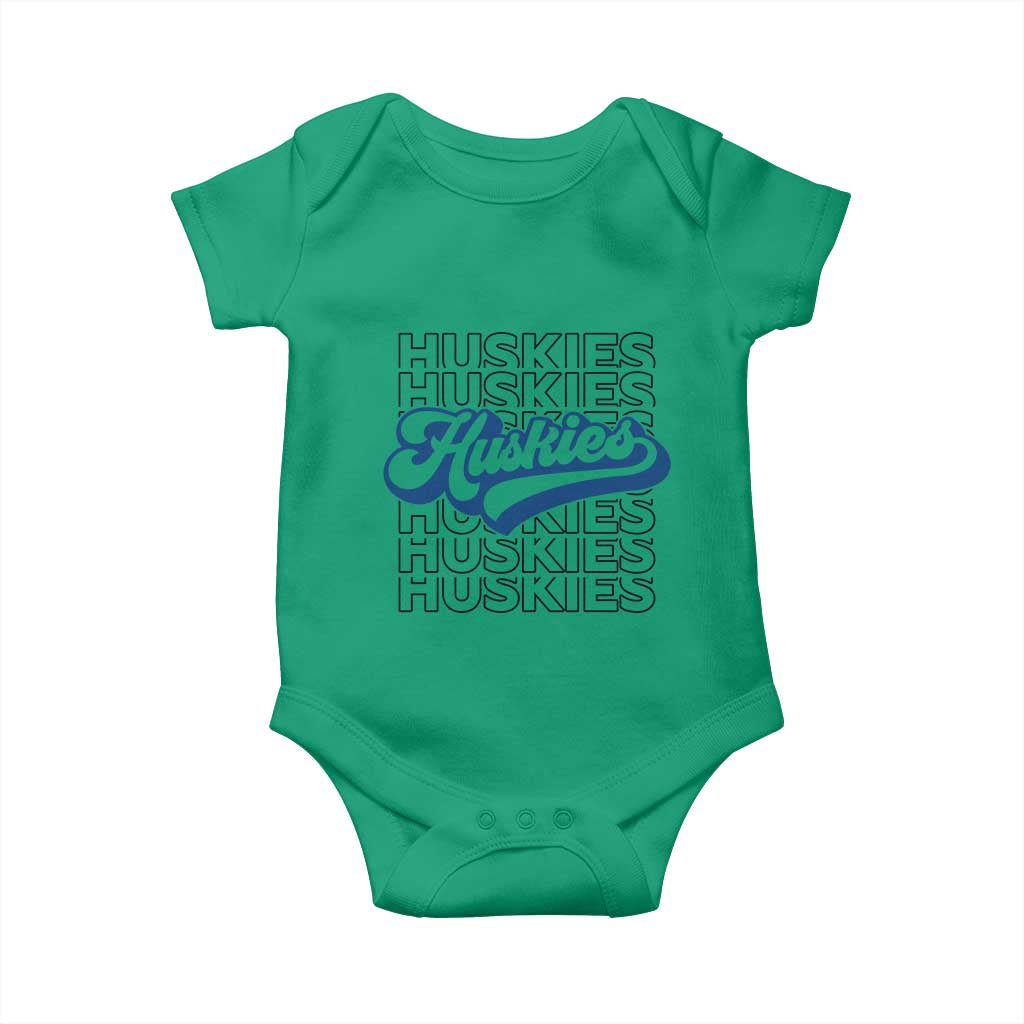 Proud Siberian Husky Fan Baby Onesie Sports Dog Lover TS12 Irish Green Print Your Wear
