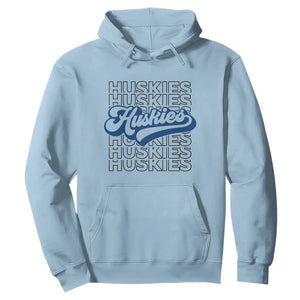 Proud Siberian Husky Fan Hoodie Sports Dog Lover TS12 Light Blue Print Your Wear