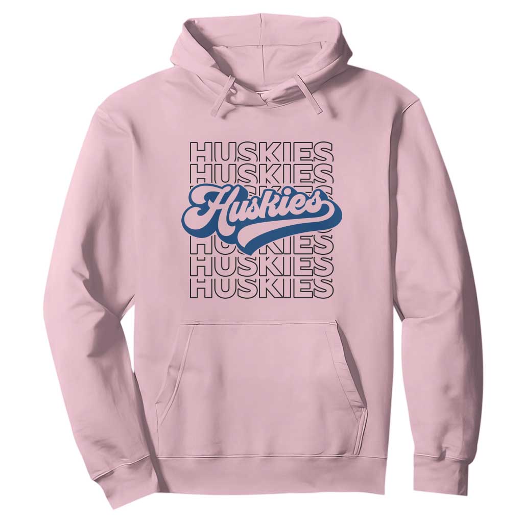 Proud Siberian Husky Fan Hoodie Sports Dog Lover TS12 Light Pink Print Your Wear