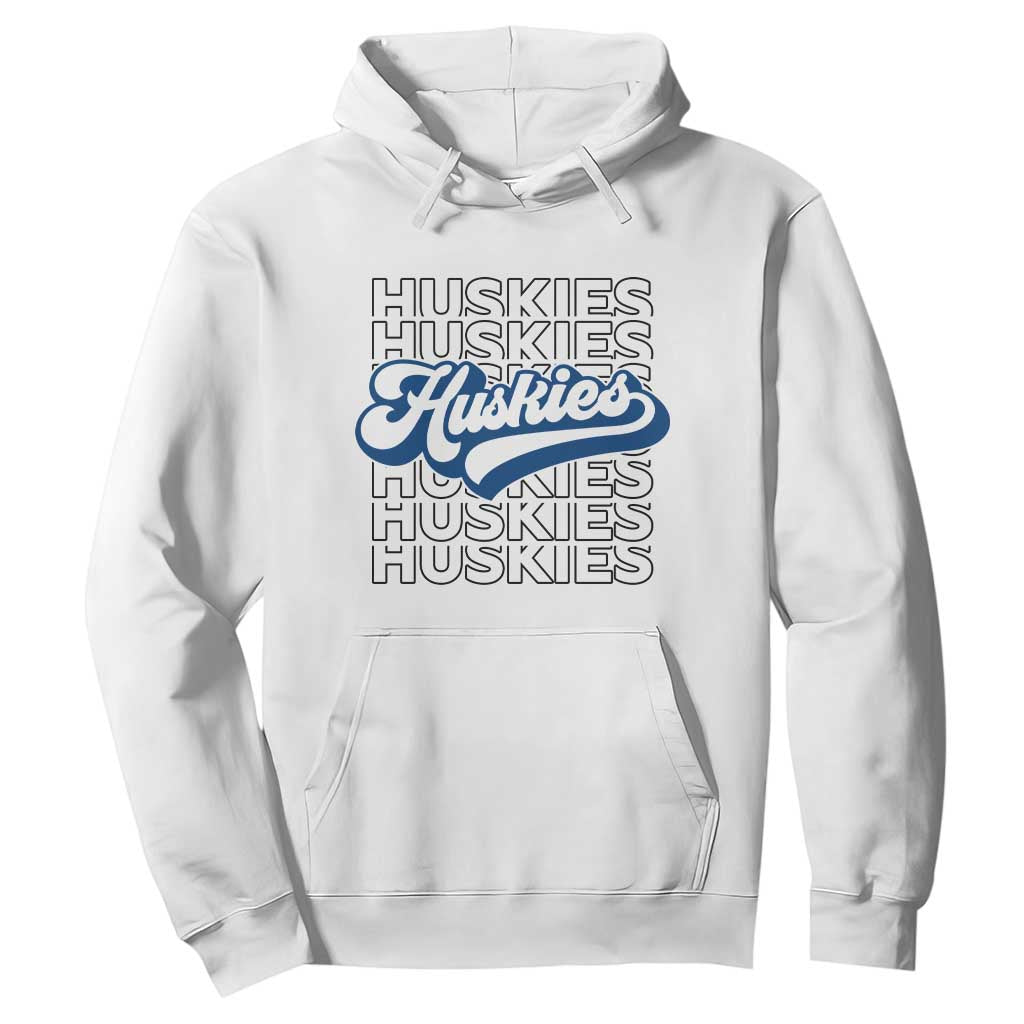 Proud Siberian Husky Fan Hoodie Sports Dog Lover TS12 White Print Your Wear