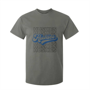 Proud Siberian Husky Fan T Shirt For Kid Sports Dog Lover TS12 Military Green Print Your Wear