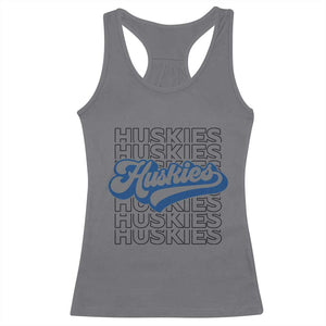 Proud Siberian Husky Fan Racerback Tank Top Sports Dog Lover TS12 Charcoal Print Your Wear