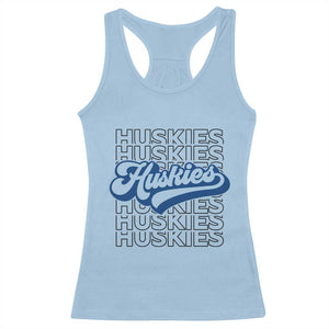 Proud Siberian Husky Fan Racerback Tank Top Sports Dog Lover TS12 Light Blue Print Your Wear