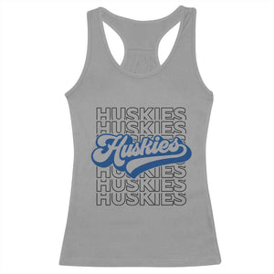 Proud Siberian Husky Fan Racerback Tank Top Sports Dog Lover TS12 Sport Gray Print Your Wear