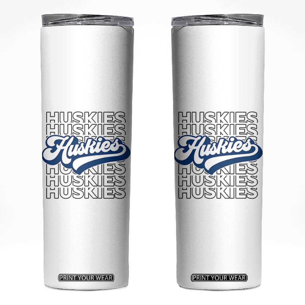 Proud Siberian Husky Fan Skinny Tumbler Sports Dog Lover TS12 White Print Your Wear