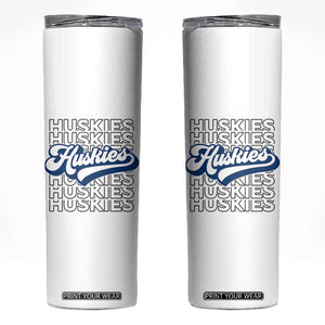 Proud Siberian Husky Fan Skinny Tumbler Sports Dog Lover TS12 White Print Your Wear
