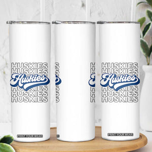 Proud Siberian Husky Fan Skinny Tumbler Sports Dog Lover TS12 Print Your Wear