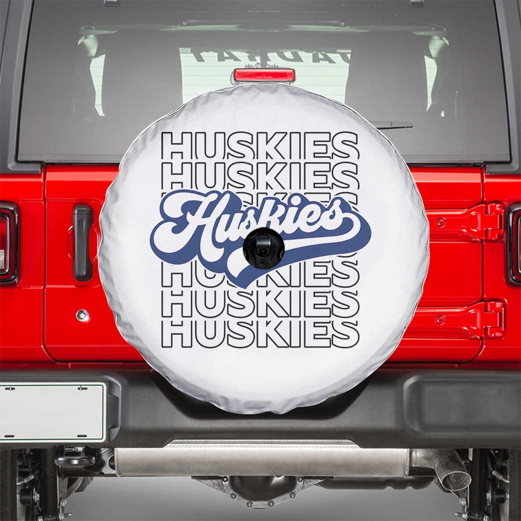 Proud Siberian Husky Fan Spare Tire Cover Sports Dog Lover TS12 White Print Your Wear