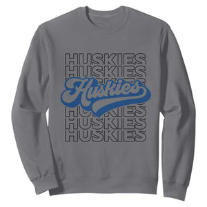 Proud Siberian Husky Fan Sweatshirt Sports Dog Lover TS12 Charcoal Print Your Wear