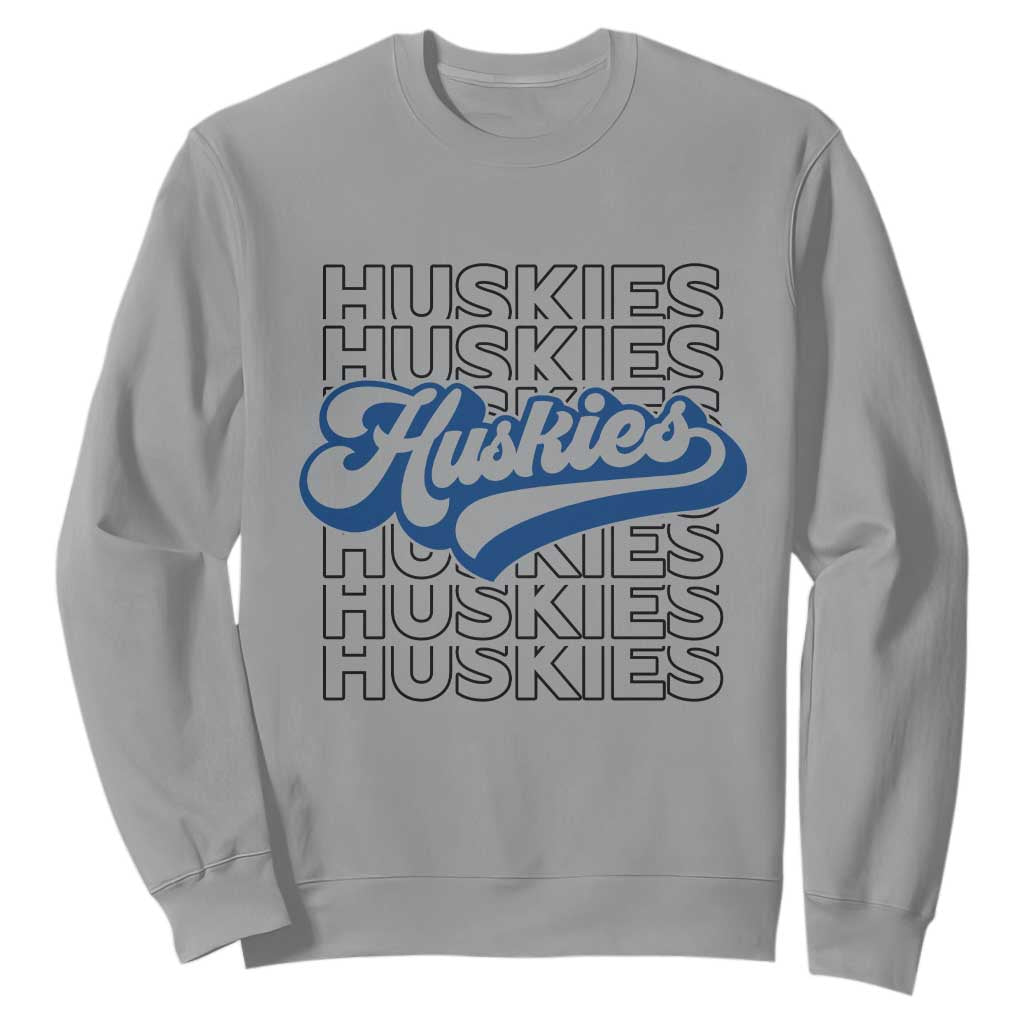 Proud Siberian Husky Fan Sweatshirt Sports Dog Lover TS12 Sport Gray Print Your Wear