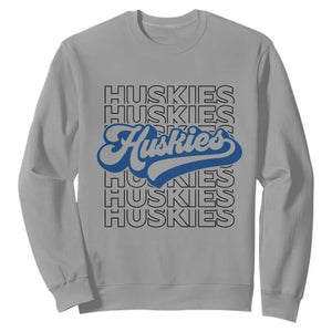 Proud Siberian Husky Fan Sweatshirt Sports Dog Lover TS12 Sport Gray Print Your Wear