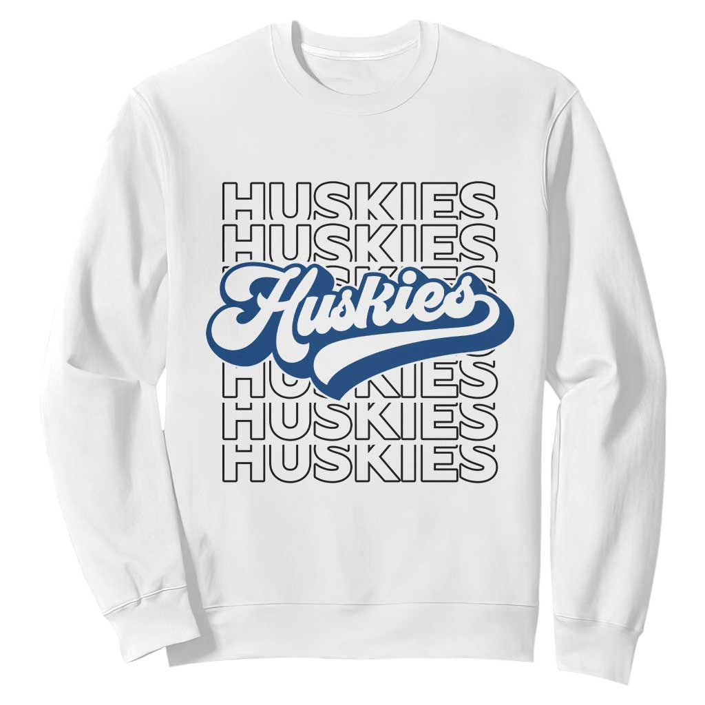 Proud Siberian Husky Fan Sweatshirt Sports Dog Lover TS12 White Print Your Wear