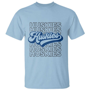 Proud Siberian Husky Fan T Shirt Sports Dog Lover TS12 Light Blue Print Your Wear