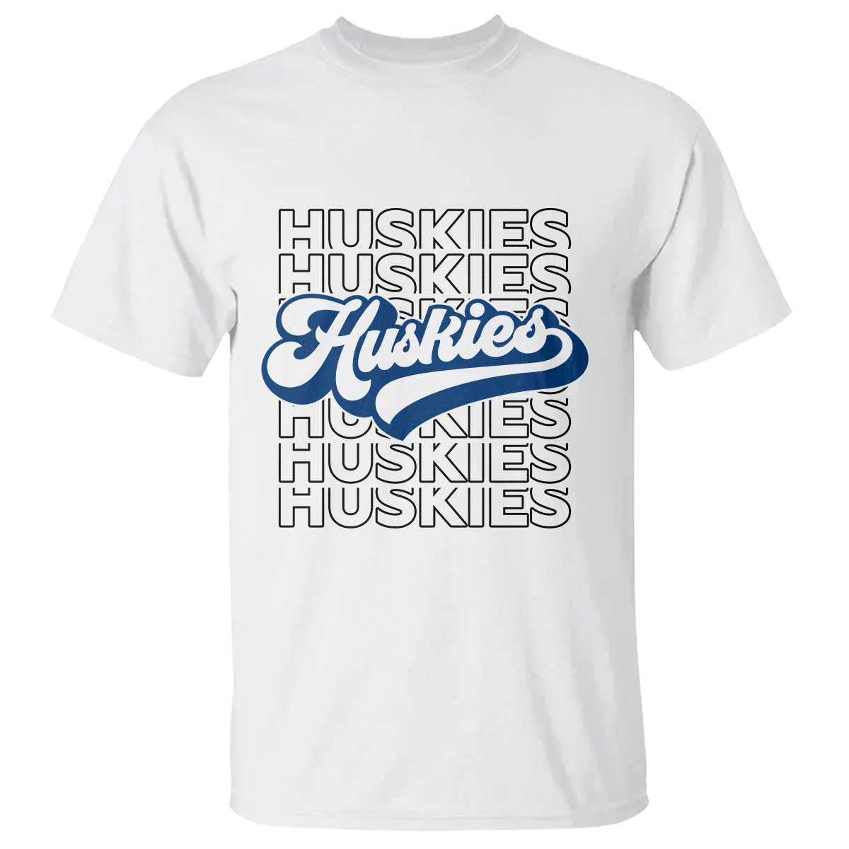 Proud Siberian Husky Fan T Shirt Sports Dog Lover TS12 White Print Your Wear