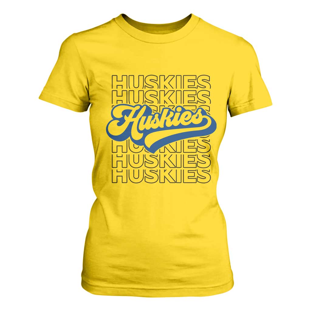 Proud Siberian Husky Fan T Shirt For Women Sports Dog Lover TS12 Daisy Print Your Wear