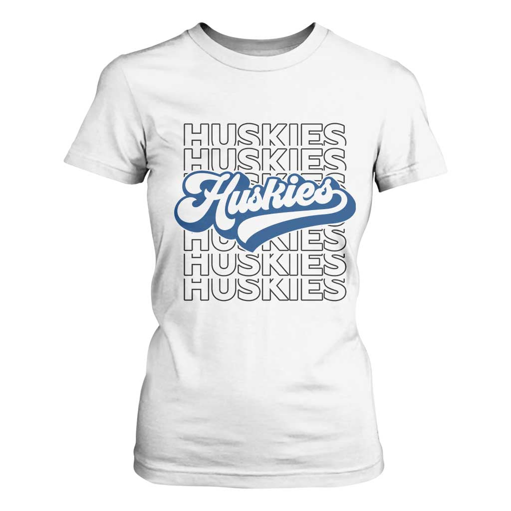 Proud Siberian Husky Fan T Shirt For Women Sports Dog Lover TS12 White Print Your Wear