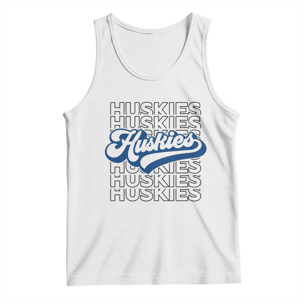 Proud Siberian Husky Fan Tank Top Sports Dog Lover TS12 White Print Your Wear