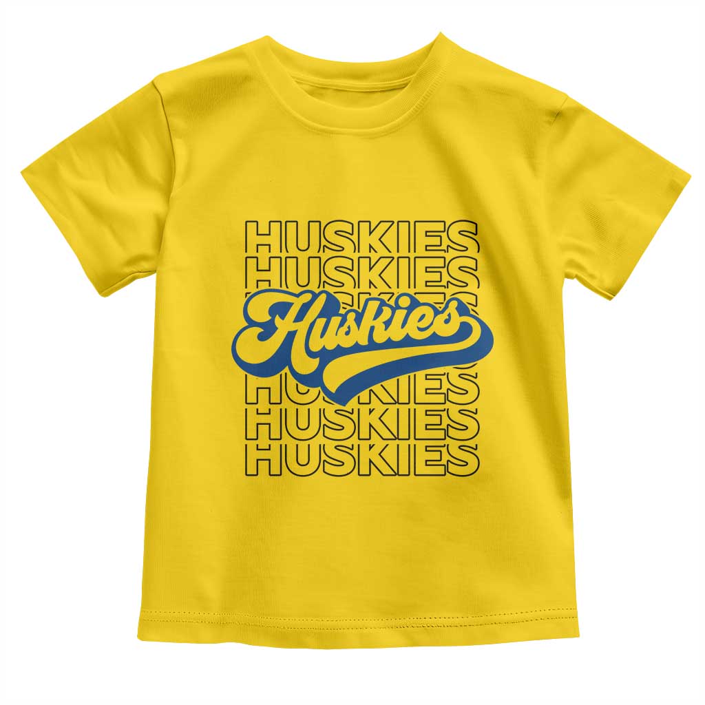 Proud Siberian Husky Fan Toddler T Shirt Sports Dog Lover TS12 Daisy Print Your Wear
