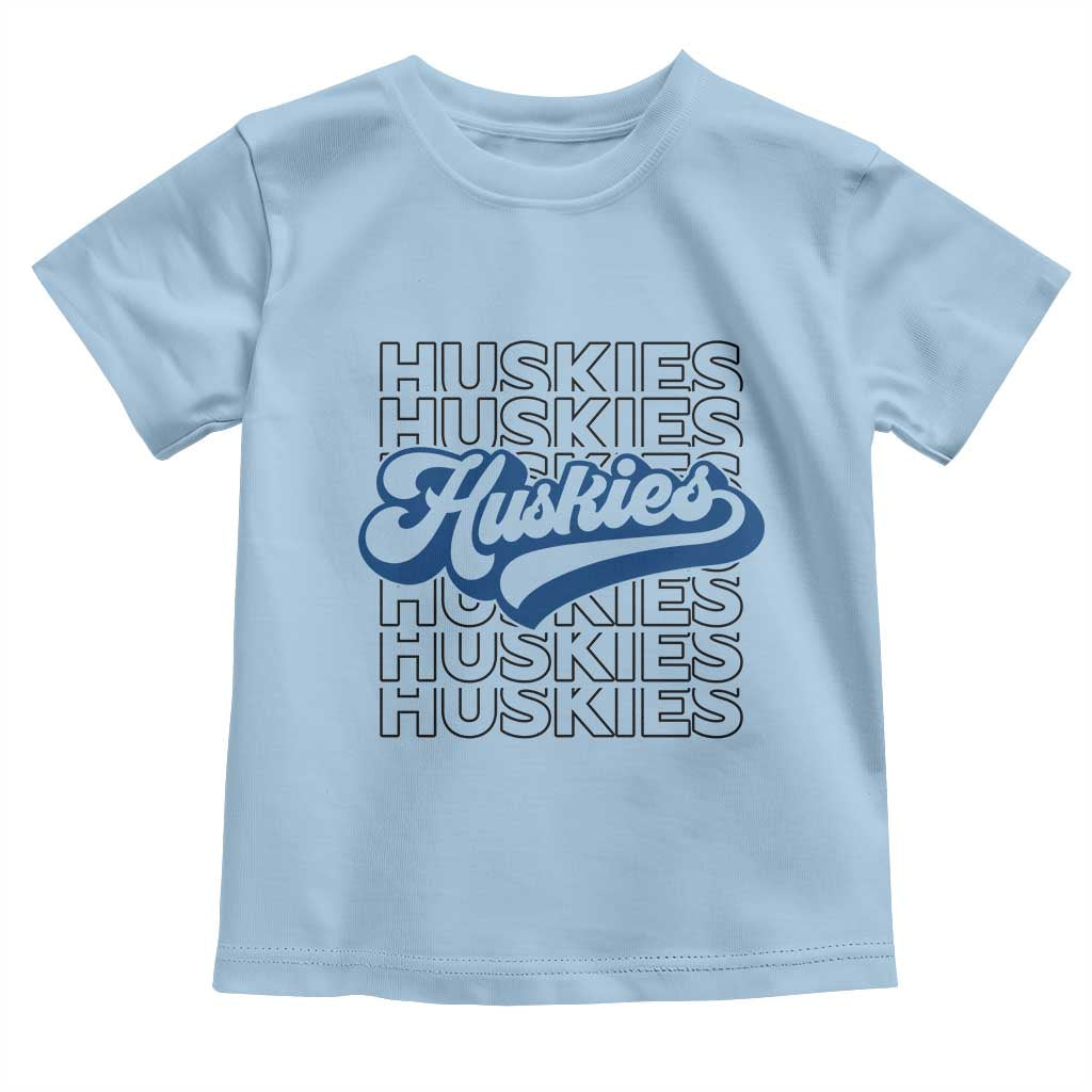 Proud Siberian Husky Fan Toddler T Shirt Sports Dog Lover TS12 Light Blue Print Your Wear
